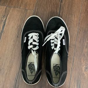 Black Authentic Vans